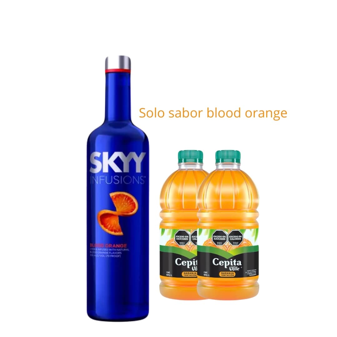 Combo skyy Orange con cepita 